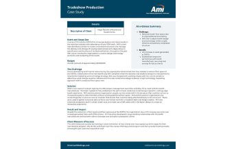 Case Study – Tradeshow Production